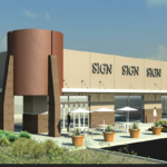 Rendering of new pad building at 7280 E Broadway Blvd, Tucson