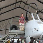 Martha McSally with A-10