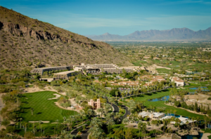 Aerial view of the Phoenician Resort (courtesy photo)